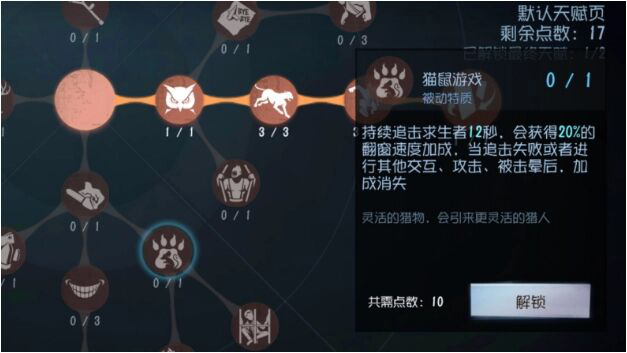 第五人格通缉是哪个天赋