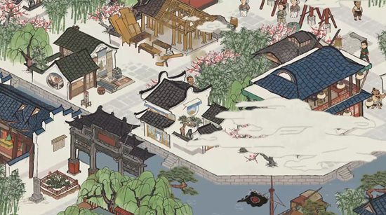 江南百景图虎丘桃花哪里