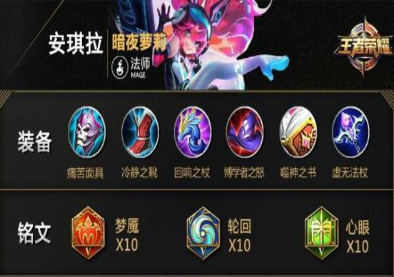 王者荣耀23杀法师出什么装
