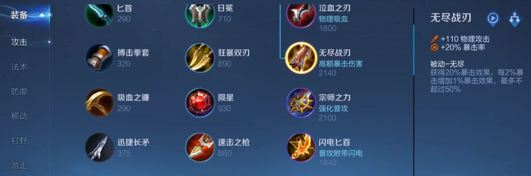 虞姬王者荣耀最强出装是是什么