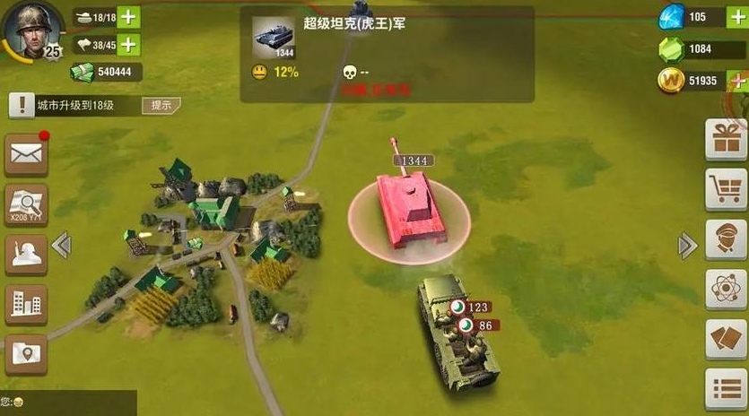 二战风云五级炮塔怎么打