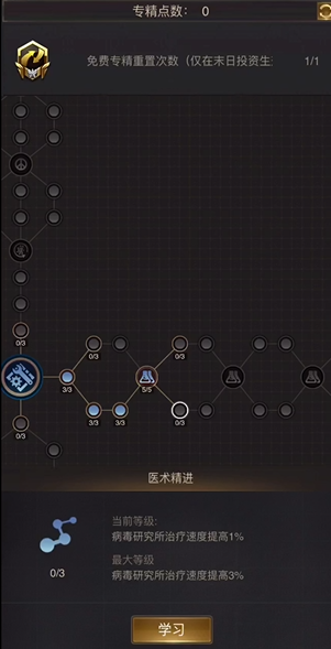 守望黎明战斗专精怎么点
