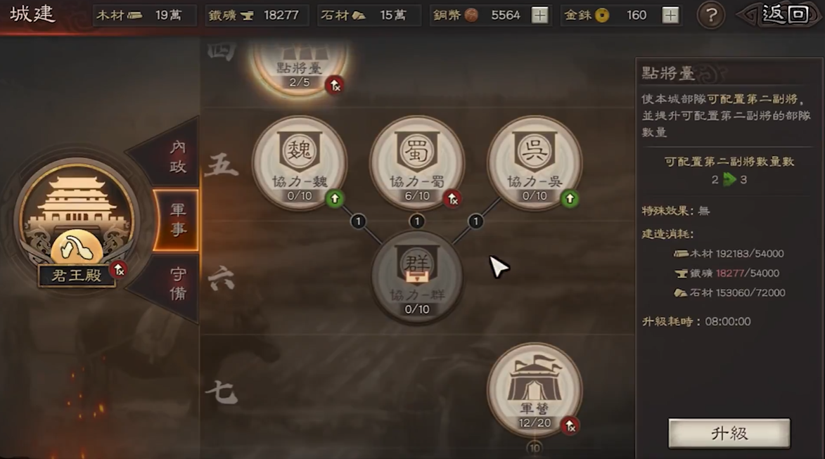 三国志战略版什么是建筑的领地