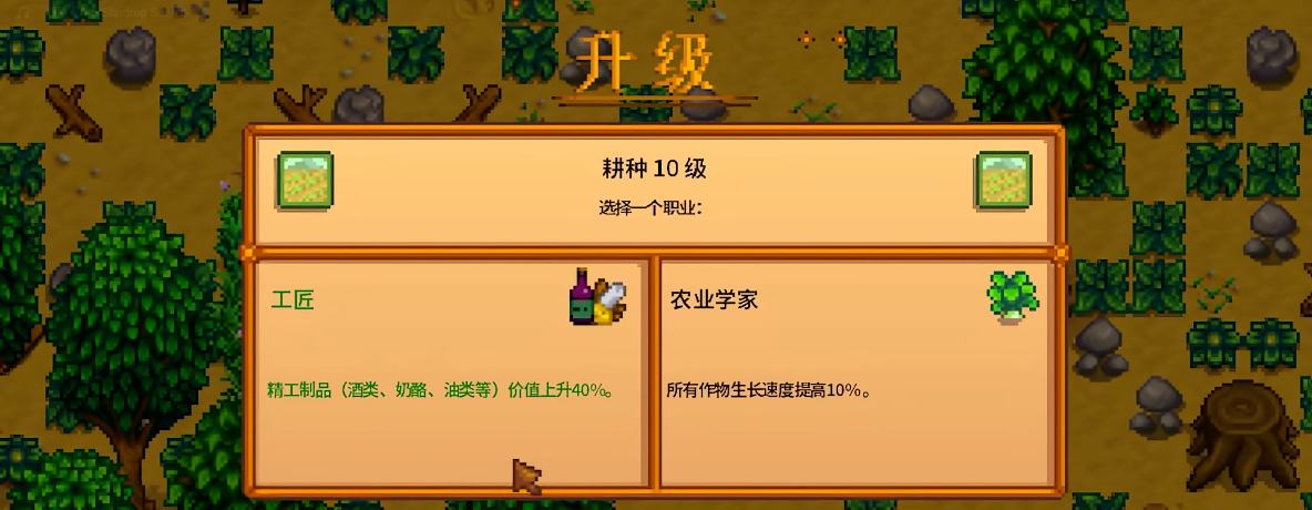 星露谷物语怎么选职业