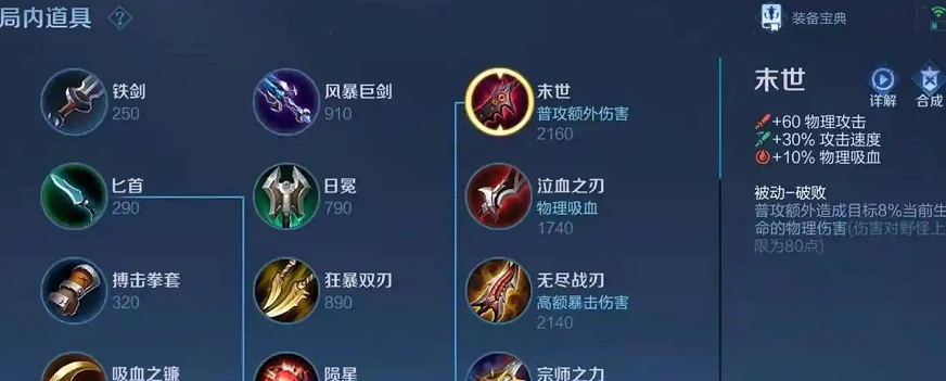 王者荣耀老夫孑最强出装是什么