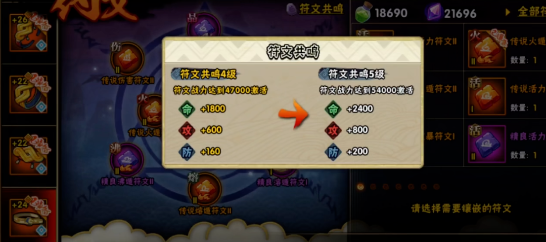 火影忍者饰品符文怎么开槽