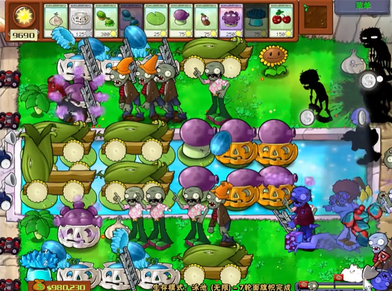 植物大战僵尸无尽如何搭梯子 植物大战僵尸无尽如何搭梯子