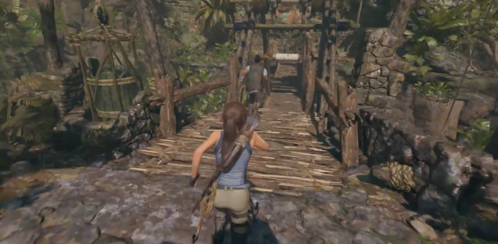 古墓丽影暗影过断桥怎么过去