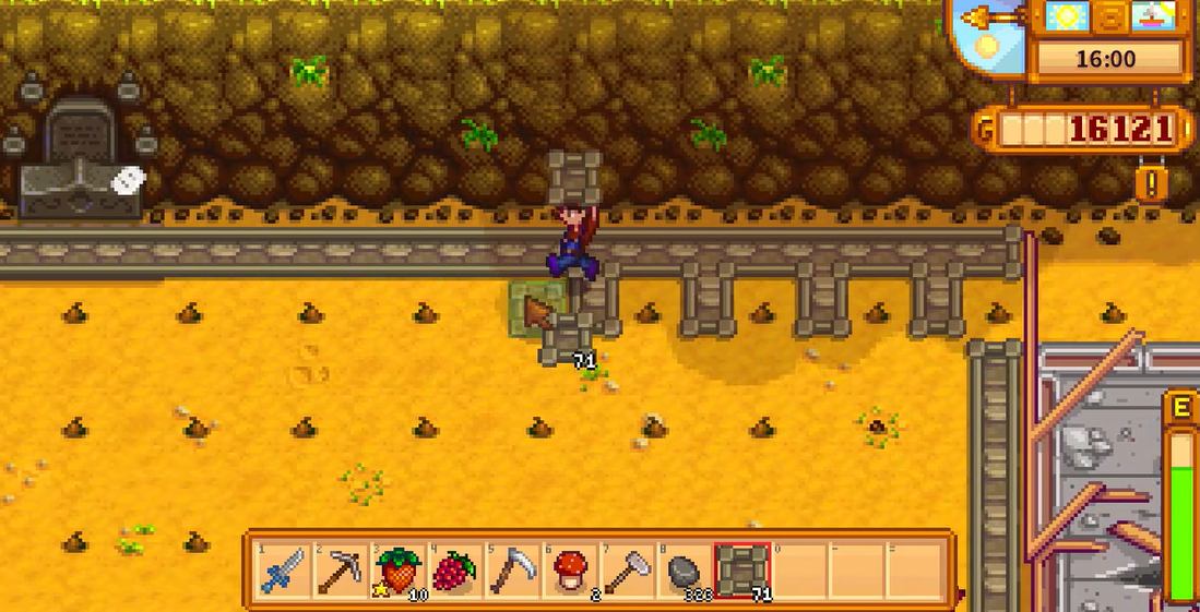 星露谷物语怎么铺路