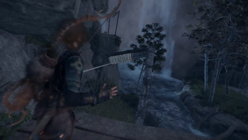 古墓丽影9瀑布后的古墓怎么进去