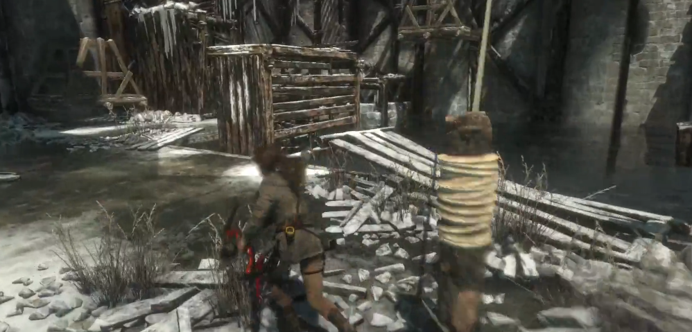 古墓丽影崛起邪恶溪谷怎么过