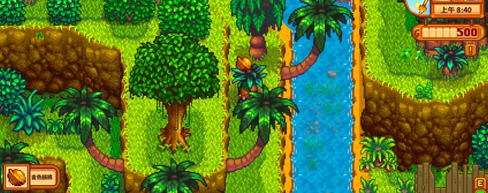 星露谷物语姜岛金核桃在哪里 星露谷物语姜岛金核桃在哪里