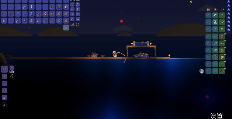 泰拉瑞亚怎么快速刷鲨鱼 泰拉瑞亚怎么快速刷鲨鱼