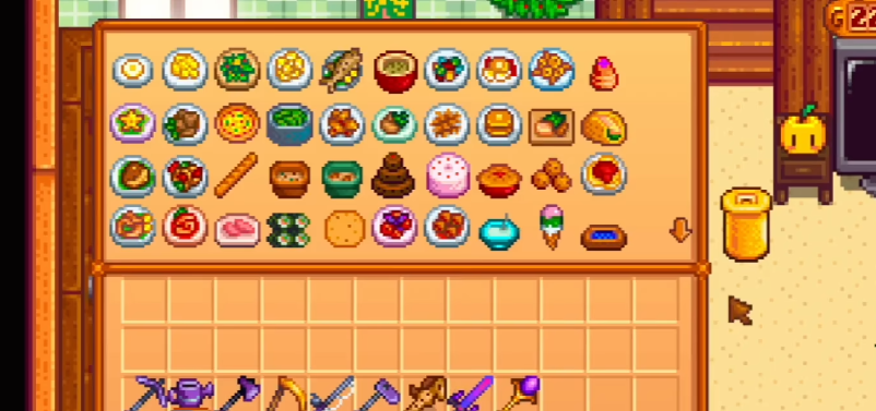 星露谷物语怎么做饭