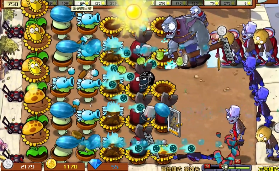 植物大战僵尸28关怎么过 植物大战僵尸28关怎么过