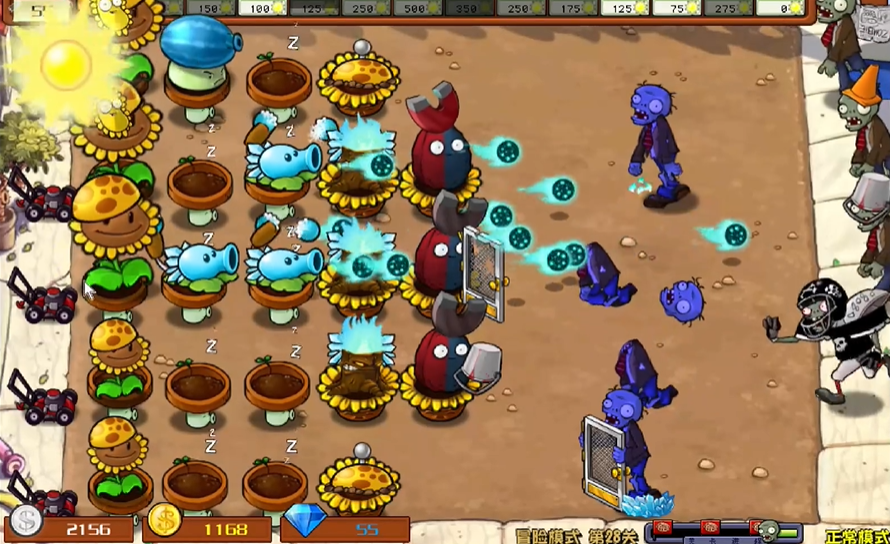 植物大战僵尸28关怎么过 植物大战僵尸28关怎么过