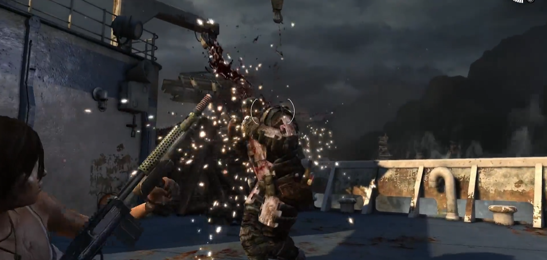 古墓丽影9盔甲人怎么打