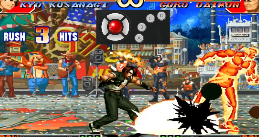 拳皇97草稚京怎么放地火 拳皇97草稚京怎么放地火