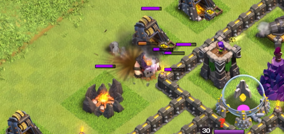 部落冲突如何修建整排城墙